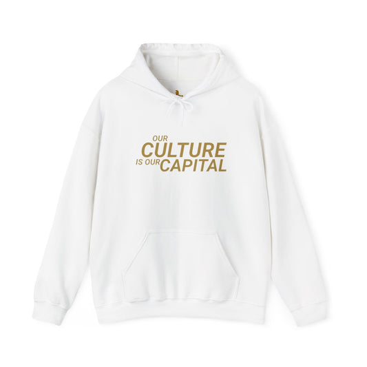 “Our Culture Is Our Capital” Heavy Blend Hoodie